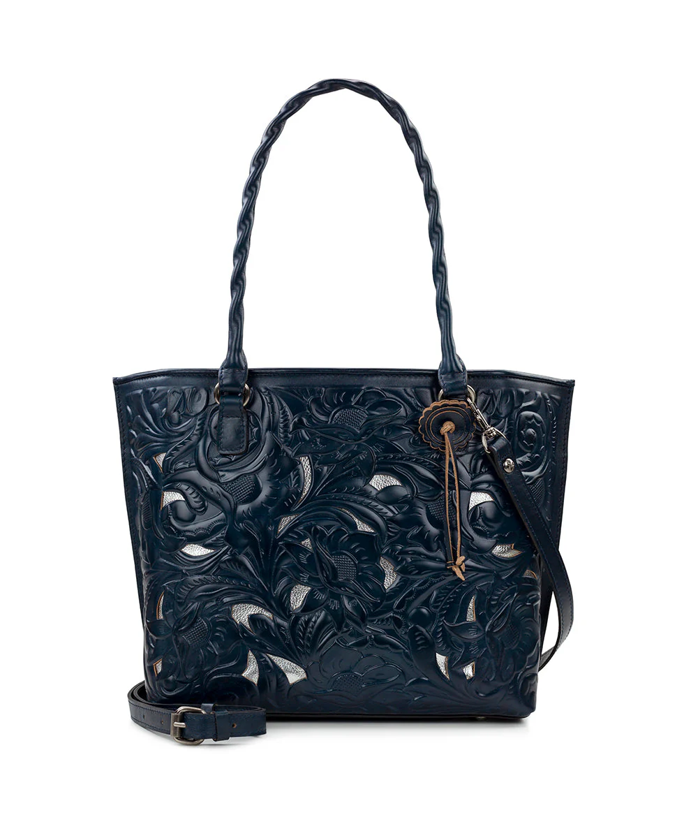 Adeline Tote - Burnished Cutout Tooled - Image 13