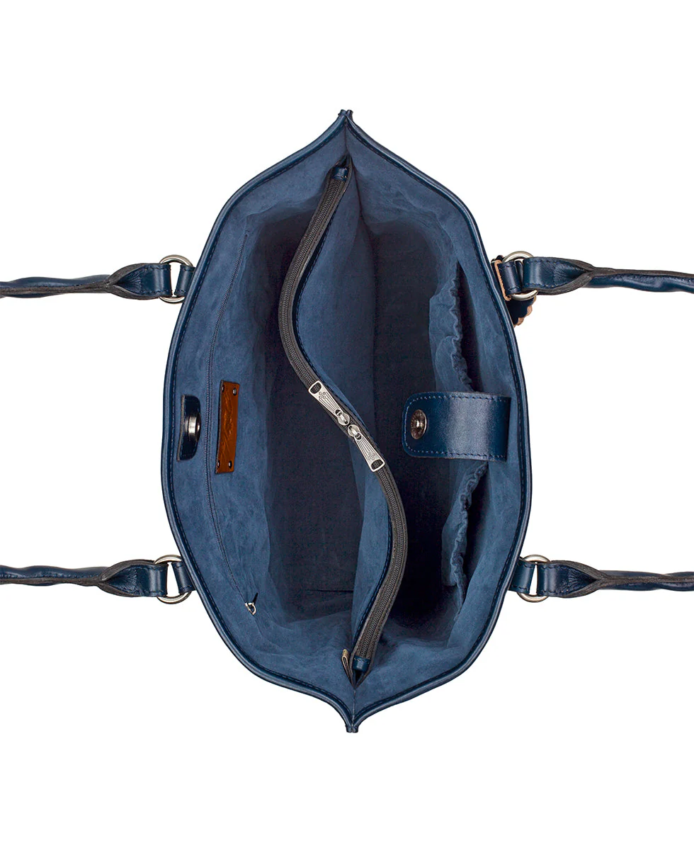 Adeline Tote - Burnished Cutout Tooled - Image 16