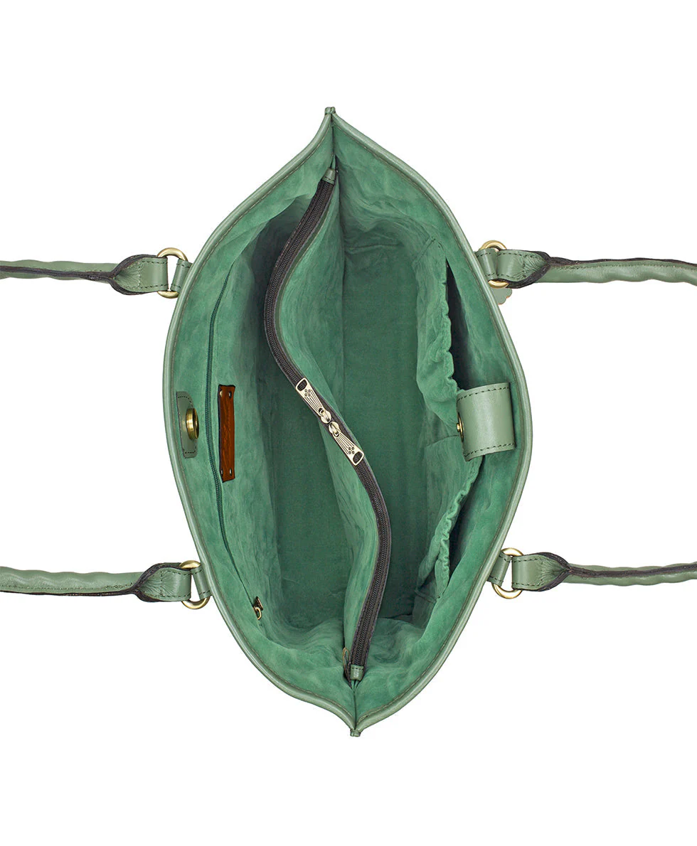 Adeline Tote - Burnished Cutout Tooled - Image 20
