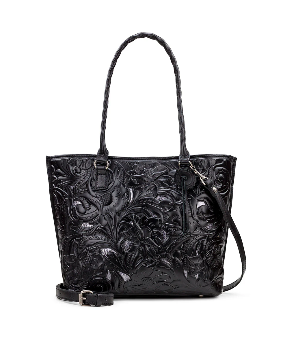 Adeline Tote - Burnished Cutout Tooled - Image 25