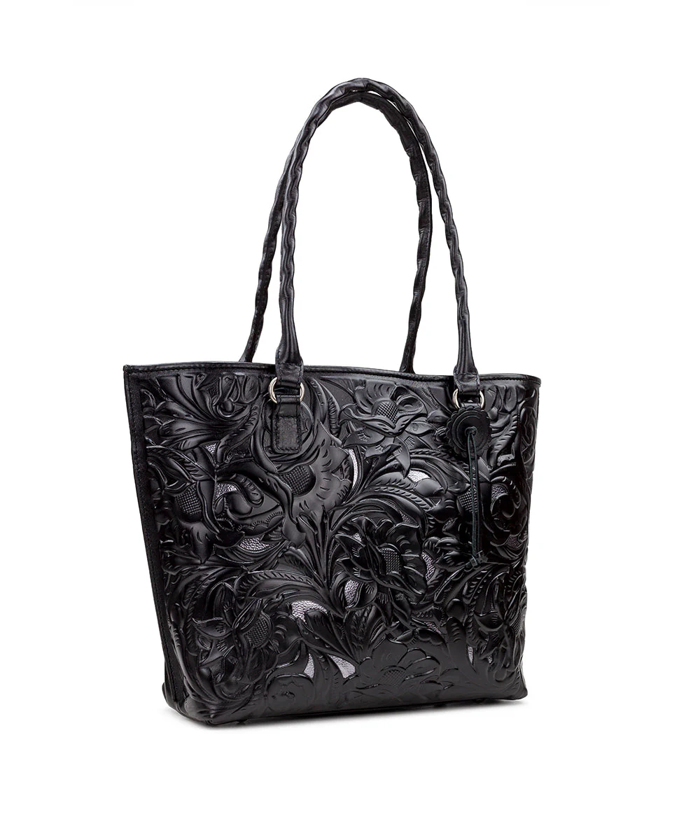 Adeline Tote - Burnished Cutout Tooled - Image 27