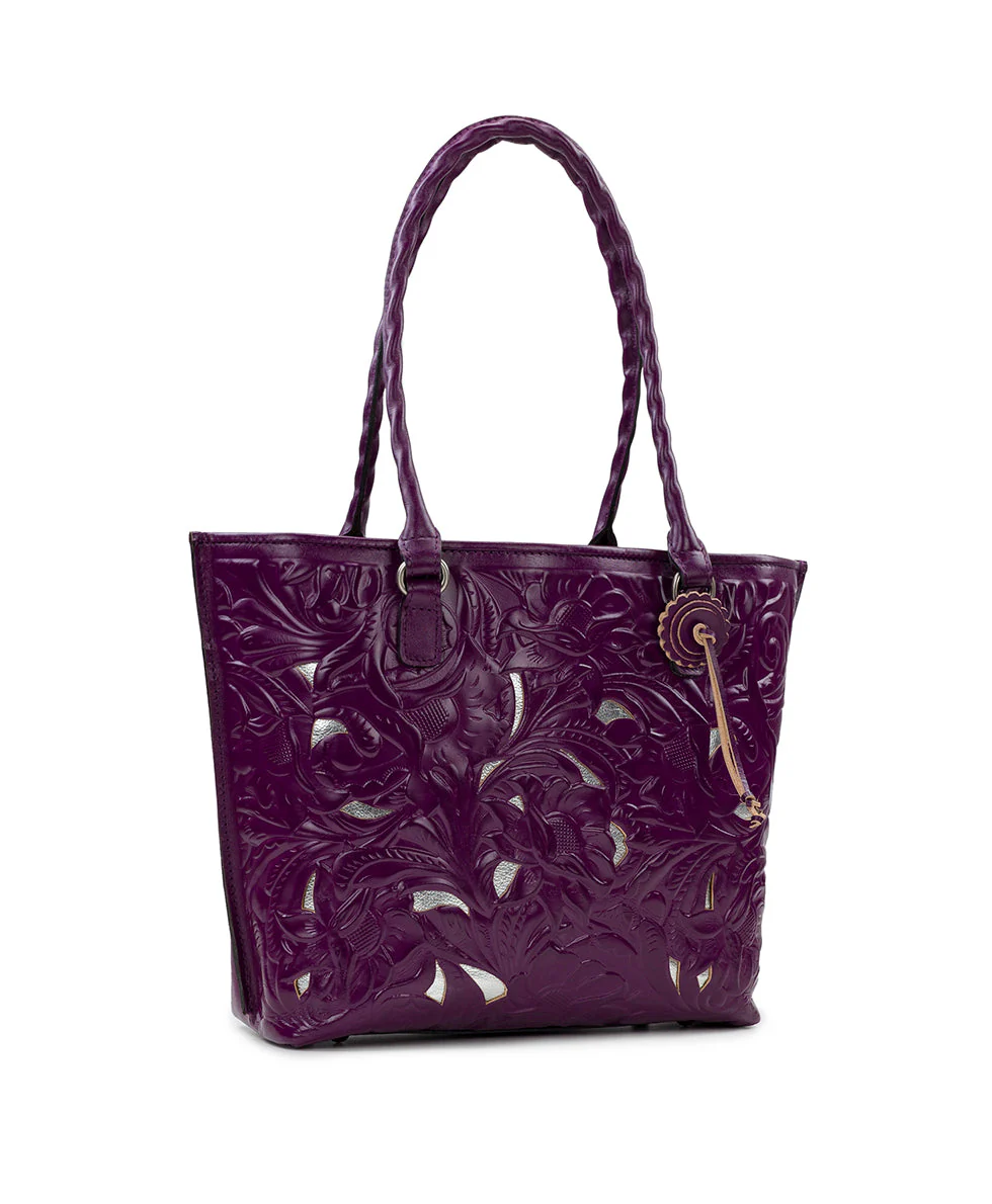 Adeline Tote - Burnished Cutout Tooled - Image 3