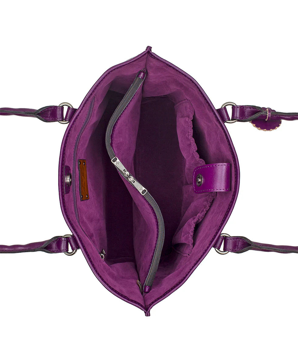 Adeline Tote - Burnished Cutout Tooled - Image 4