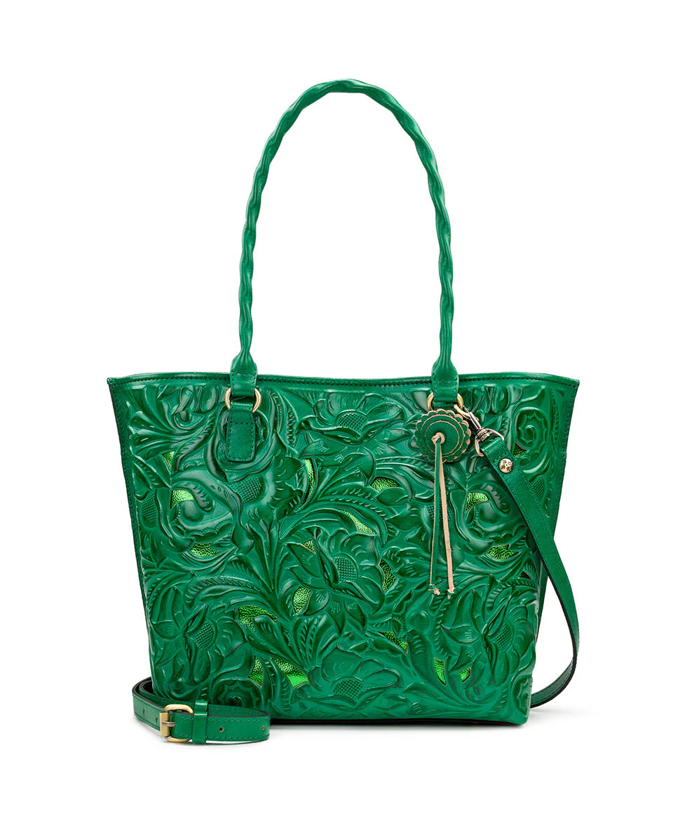 Adeline Tote - Burnished Cutout Tooled - Image 10