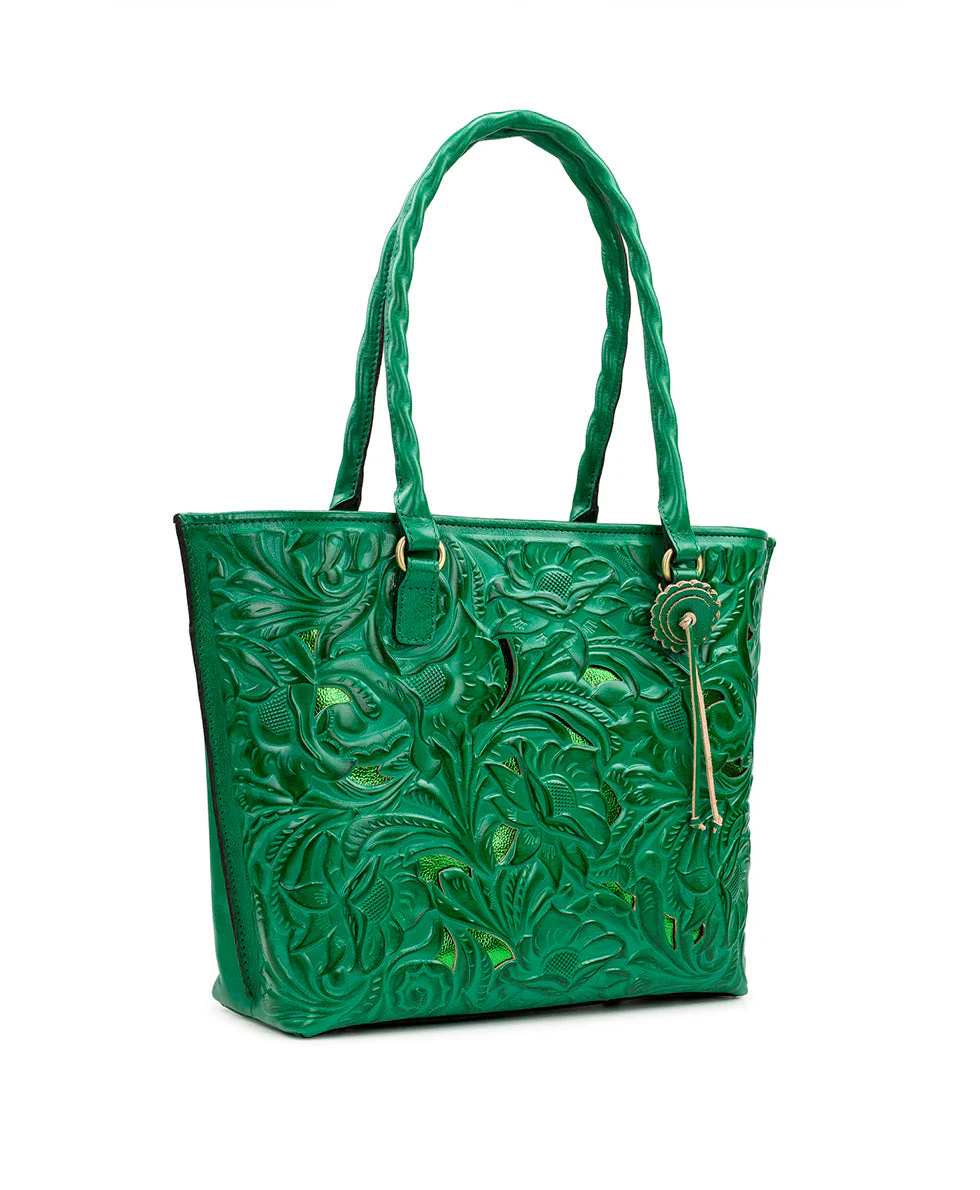 Adeline Tote - Burnished Cutout Tooled - Image 12