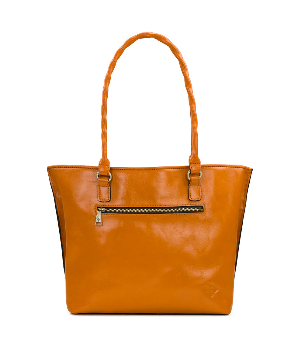 Adeline Tote - Burnished Cutout Tooled - Image 15
