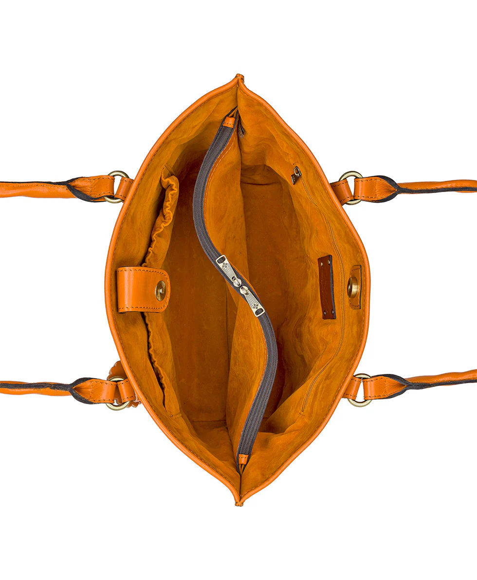 Adeline Tote - Burnished Cutout Tooled - Image 17