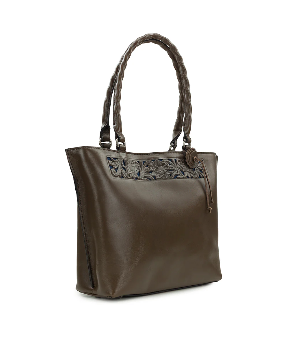 Adeline Tote - Cavo Border Tooled - Image 13