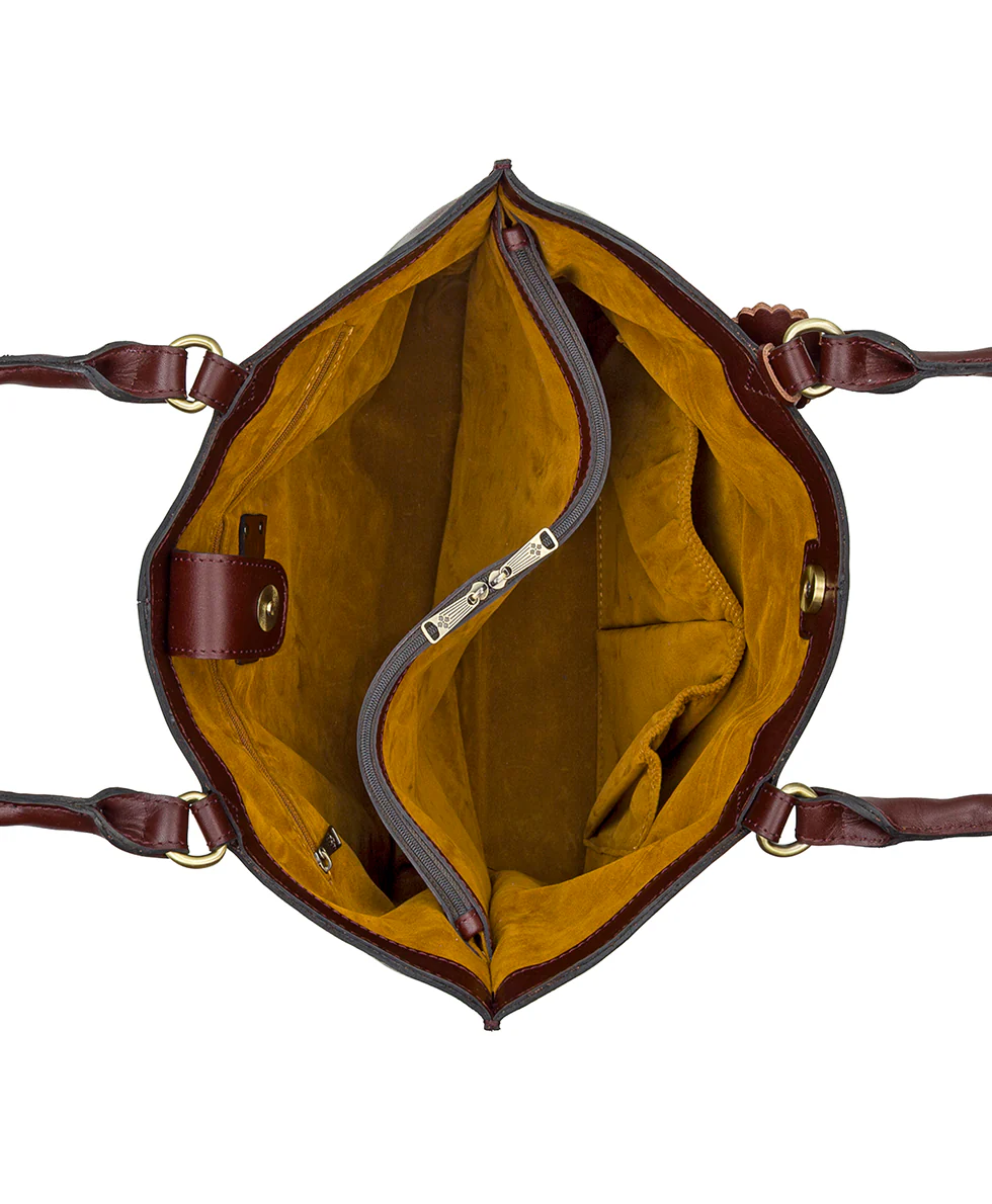 Adeline Tote - Cavo Border Tooled - Image 5