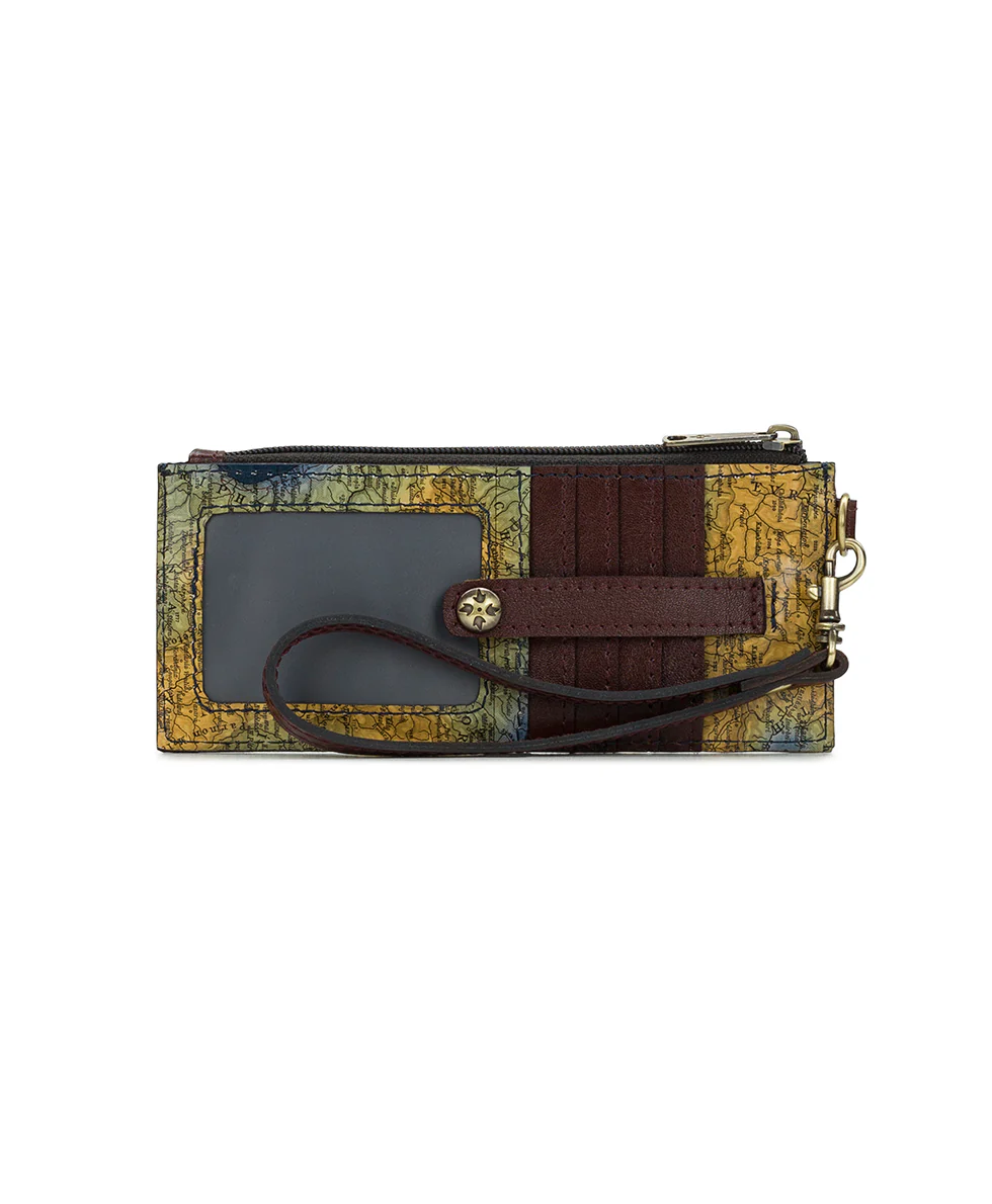 Alanna Wristlet - Greek Map