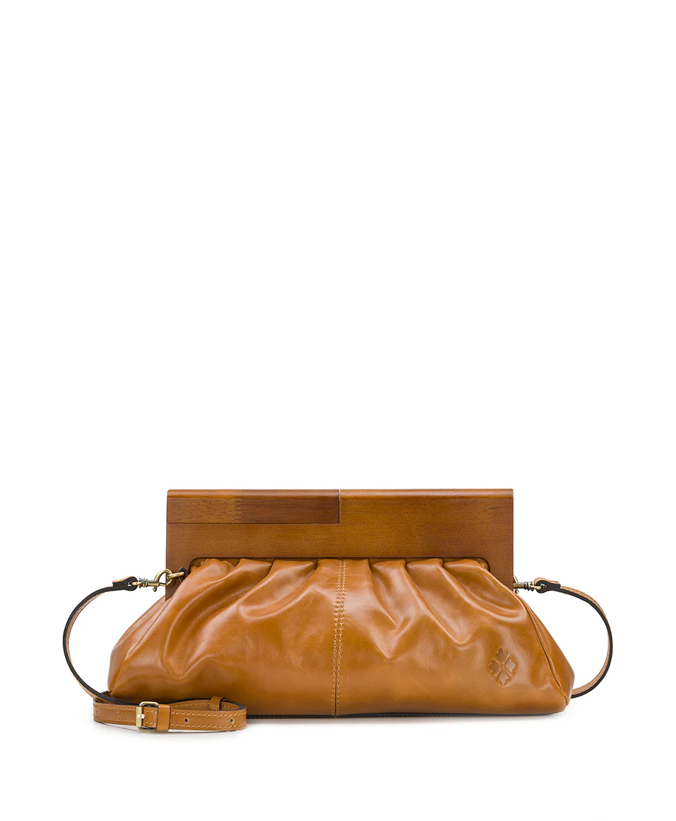 Appoline Wooden Frame - Vintage Glazed Leather