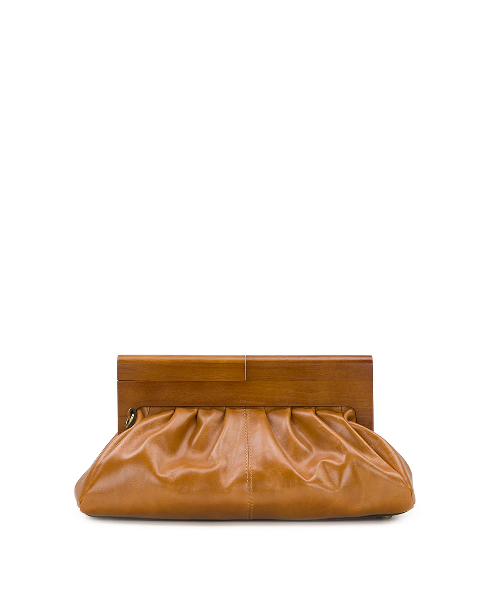 Appoline Wooden Frame - Vintage Glazed Leather - Image 2