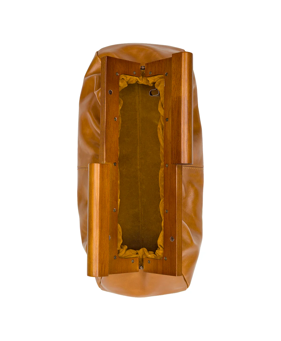 Appoline Wooden Frame - Vintage Glazed Leather - Image 5