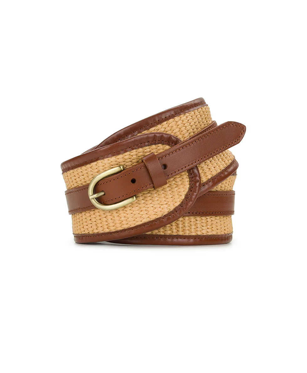 Aude Belt - Spring Wicker - Tan