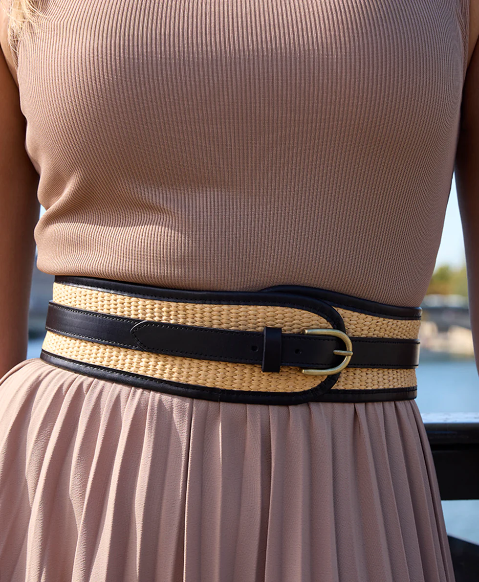 Aude Belt - Spring Wicker - Tan - Image 4