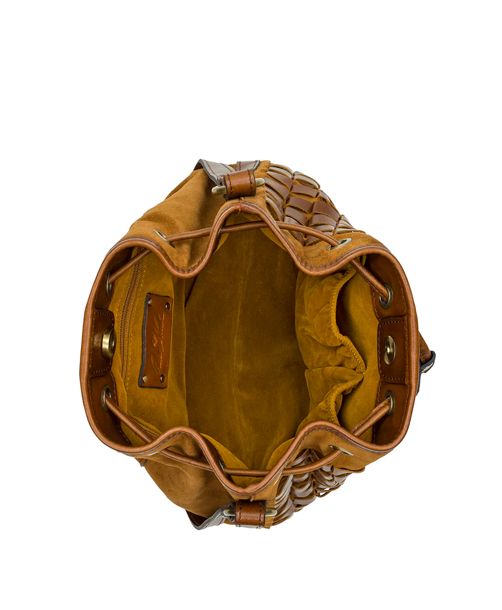 Bellona Drawstring Bucket - Suede Leather - Image 4