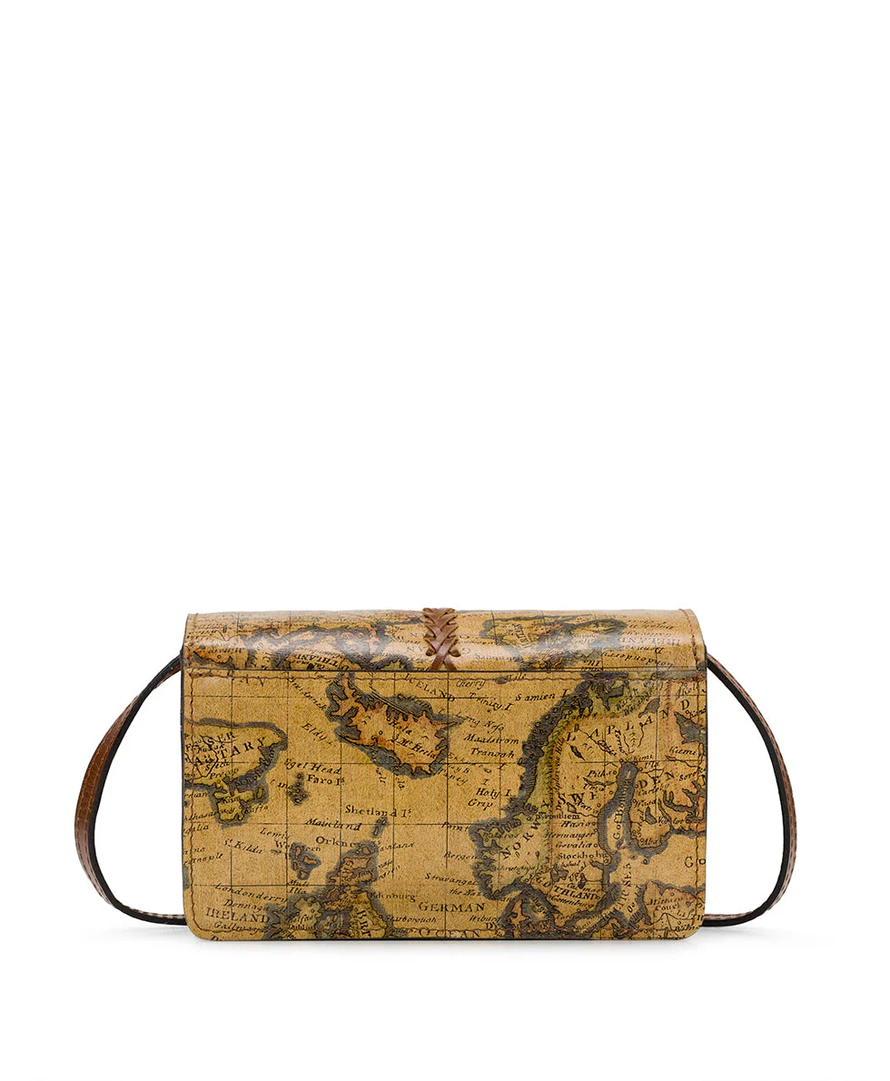 Bianco Crossbody Organizer - European Map - Image 2