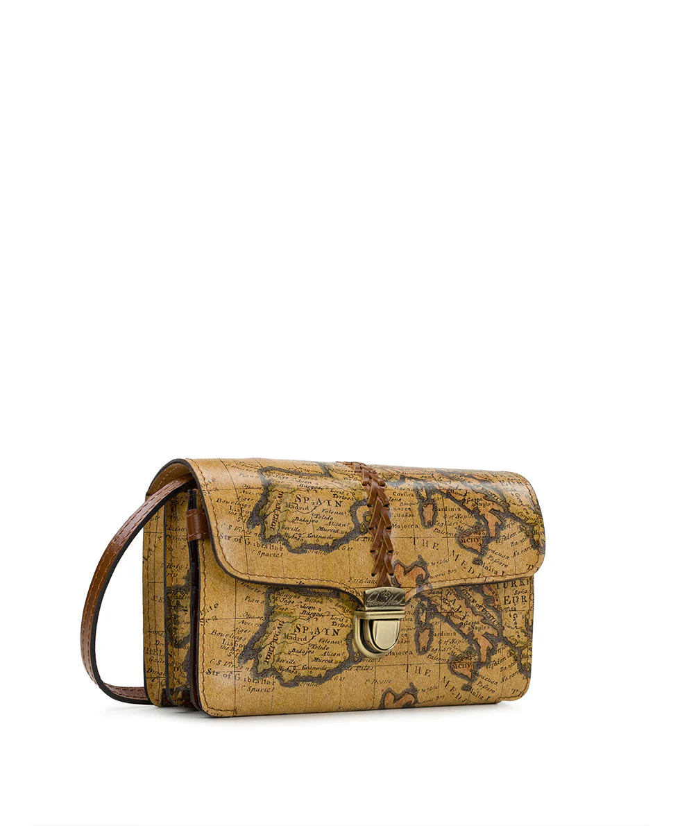 Bianco Crossbody Organizer - European Map - Image 3
