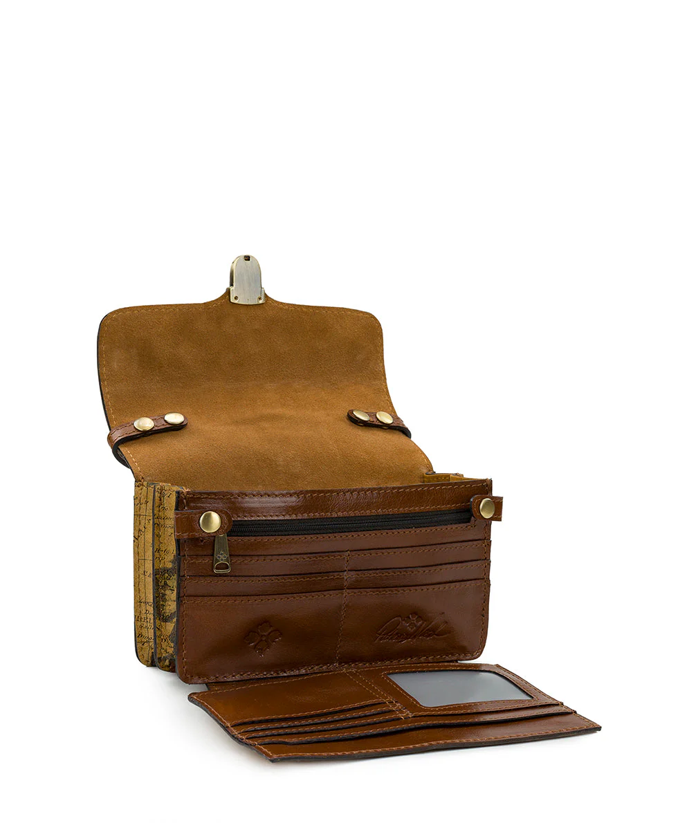 Bianco Crossbody Organizer - European Map - Image 5