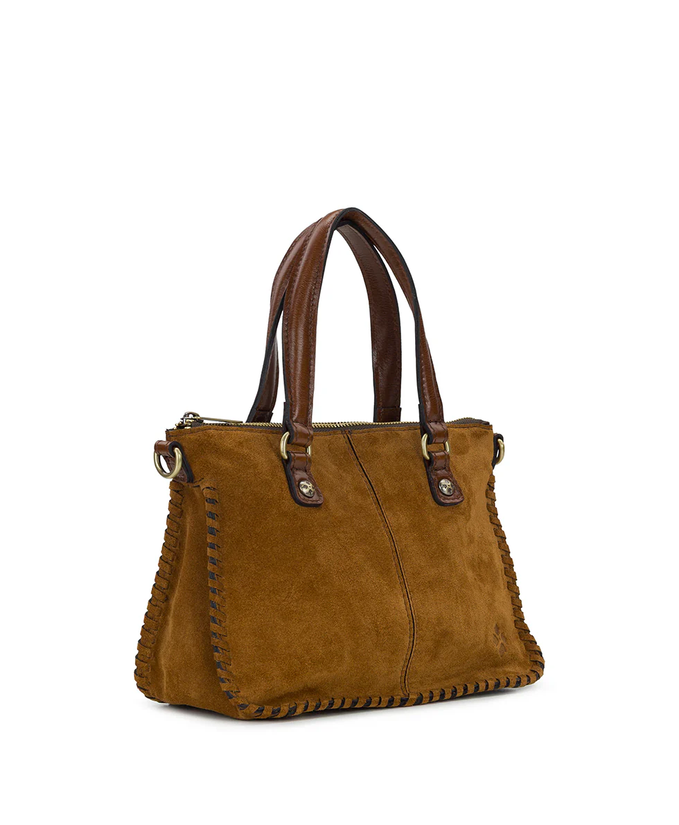 Brenna Satchel Crossbody - Suede - Image 3