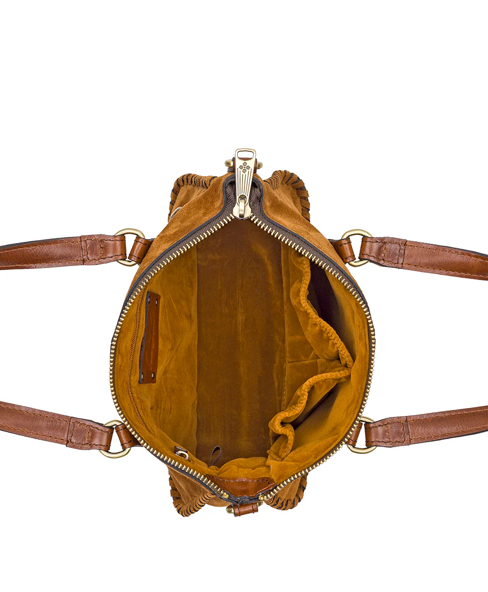 Brenna Satchel Crossbody - Suede - Image 4