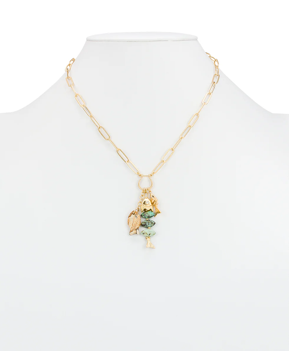 Charm Dangle Necklace - Nautical Collection - Image 3