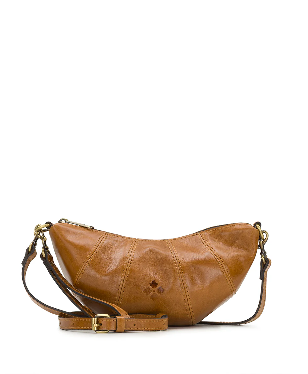 Croissant Crossbody - Vintage Glazed Leather