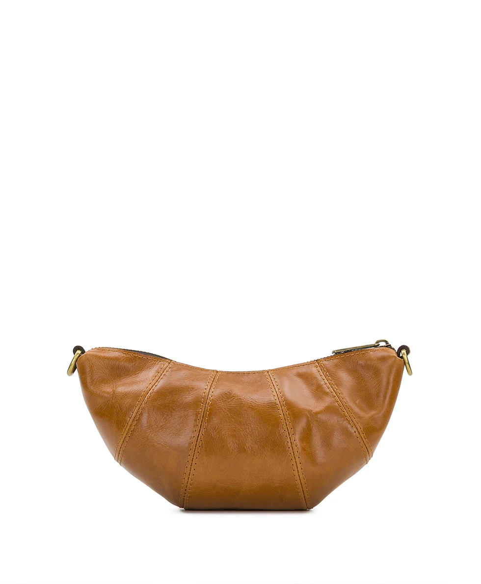 Croissant Crossbody - Vintage Glazed Leather - Image 2