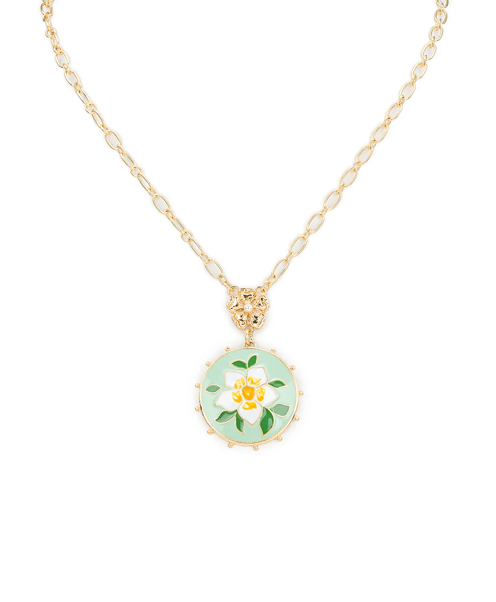 Double Drop Necklace - Cloisonne Collection