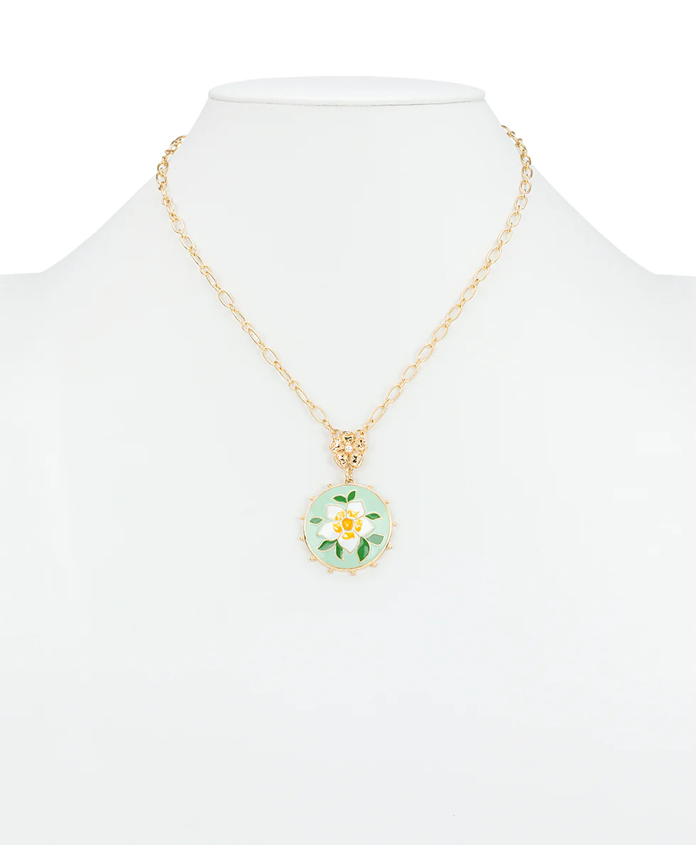 Double Drop Necklace - Cloisonne Collection - Image 3