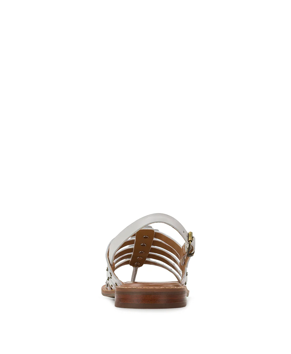 Erba Sandals - Studded - Chalk White - Image 5