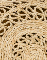 Estelle Straw Tote with Scarf - Specialty Woven - Image 13