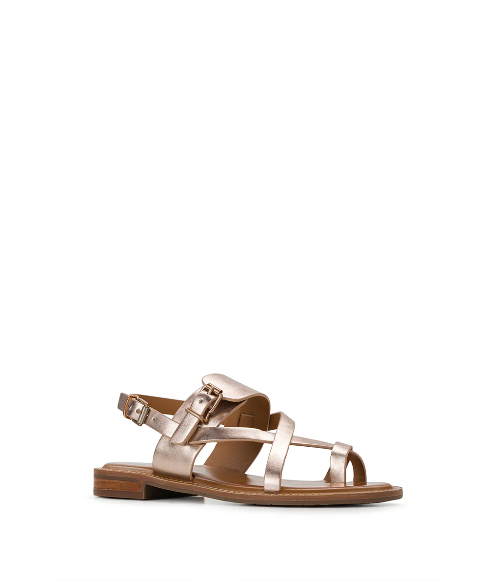 Fidella Sandals - Metallic - Champagne