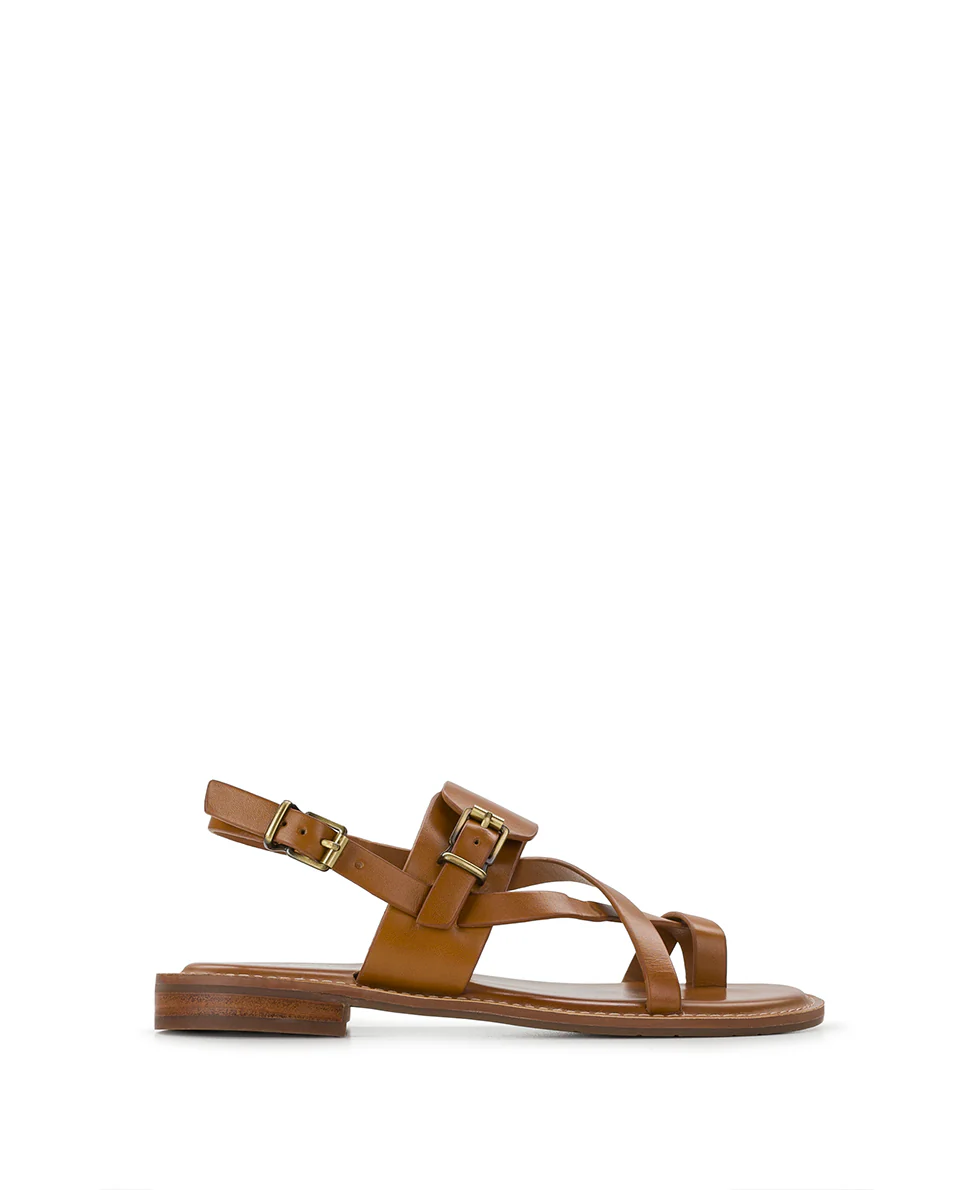 Fidella Sandals - Veg Tan - Light Tan - Image 2