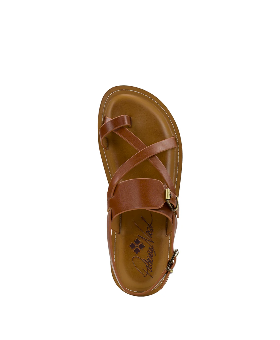 Fidella Sandals - Vegetable Tanned Leather — Tan - Image 5