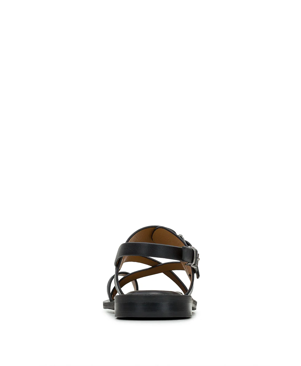 Fidella Sandals - Vegetable Tanned Leather — Black - Image 4