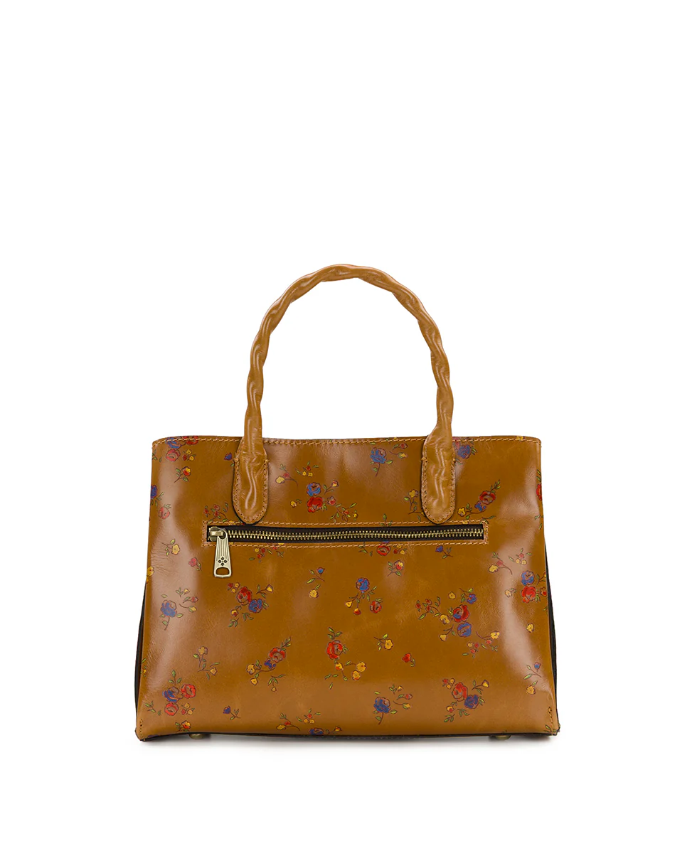 Genovese Satchel - Fleur de Jardin Embossed - Image 2