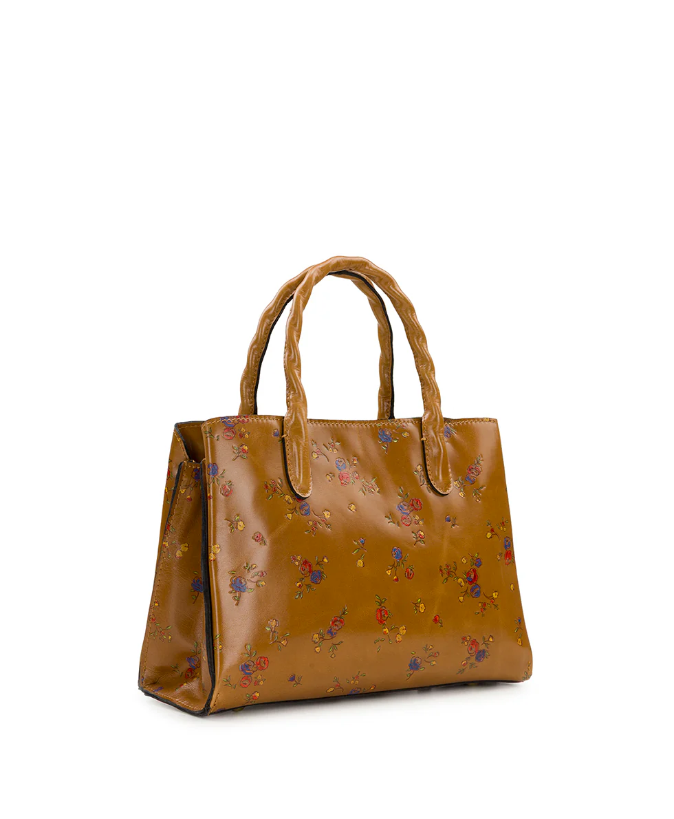 Genovese Satchel - Fleur de Jardin Embossed - Image 3