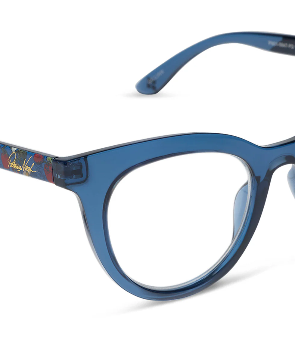 Gillian Reader Glasses - Strawberry/Denim - Image 4