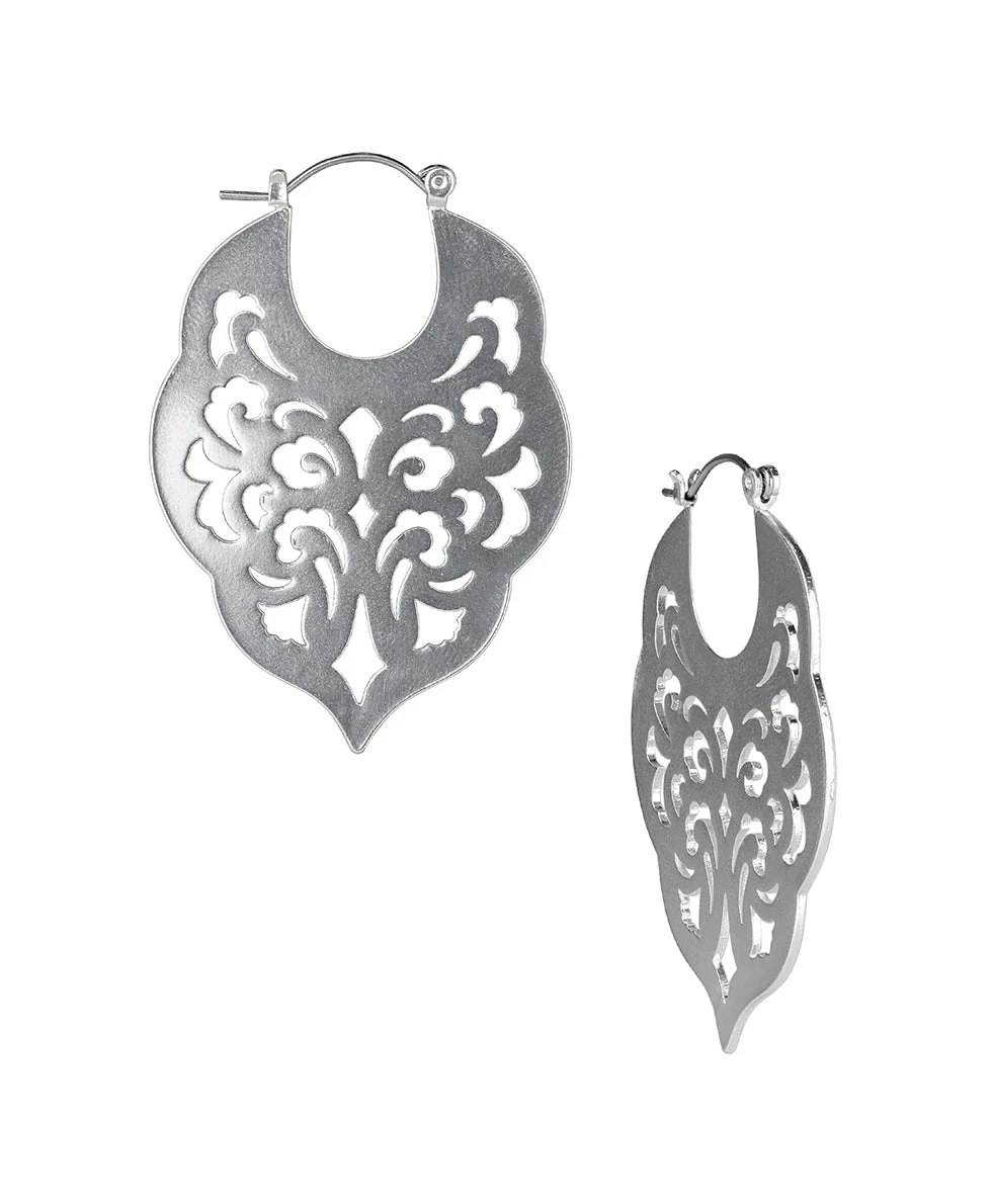 Gypsy Hoop Earrings - Renaissance Laser Cut - Image 8
