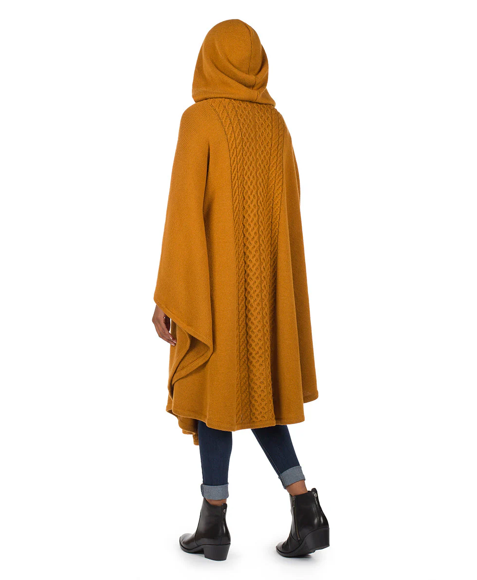 Hooded Cape with Clasp - Cable - Image 10