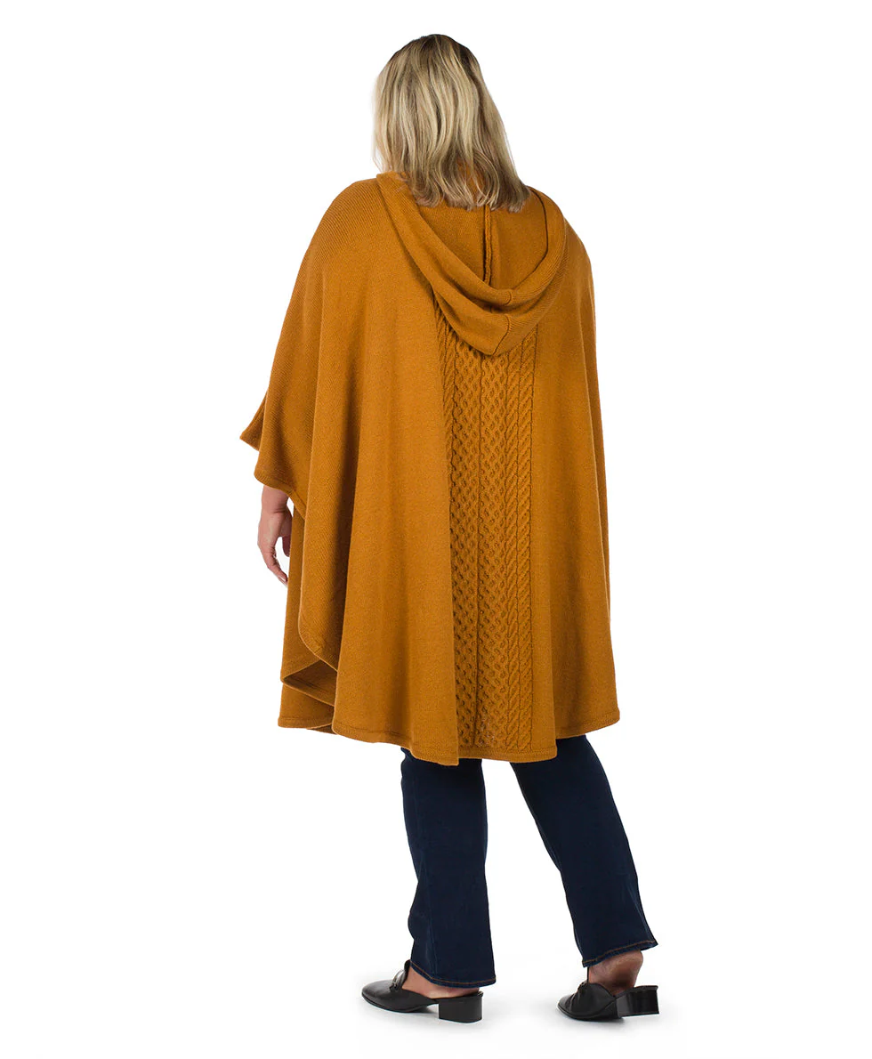 Hooded Cape with Clasp - Cable - Image 12
