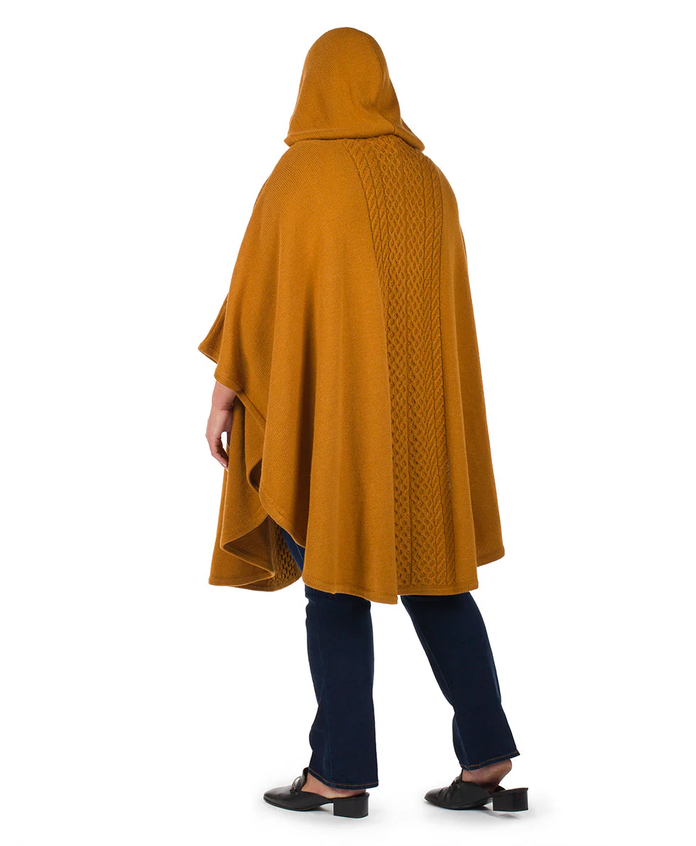 Hooded Cape with Clasp - Cable - Image 13