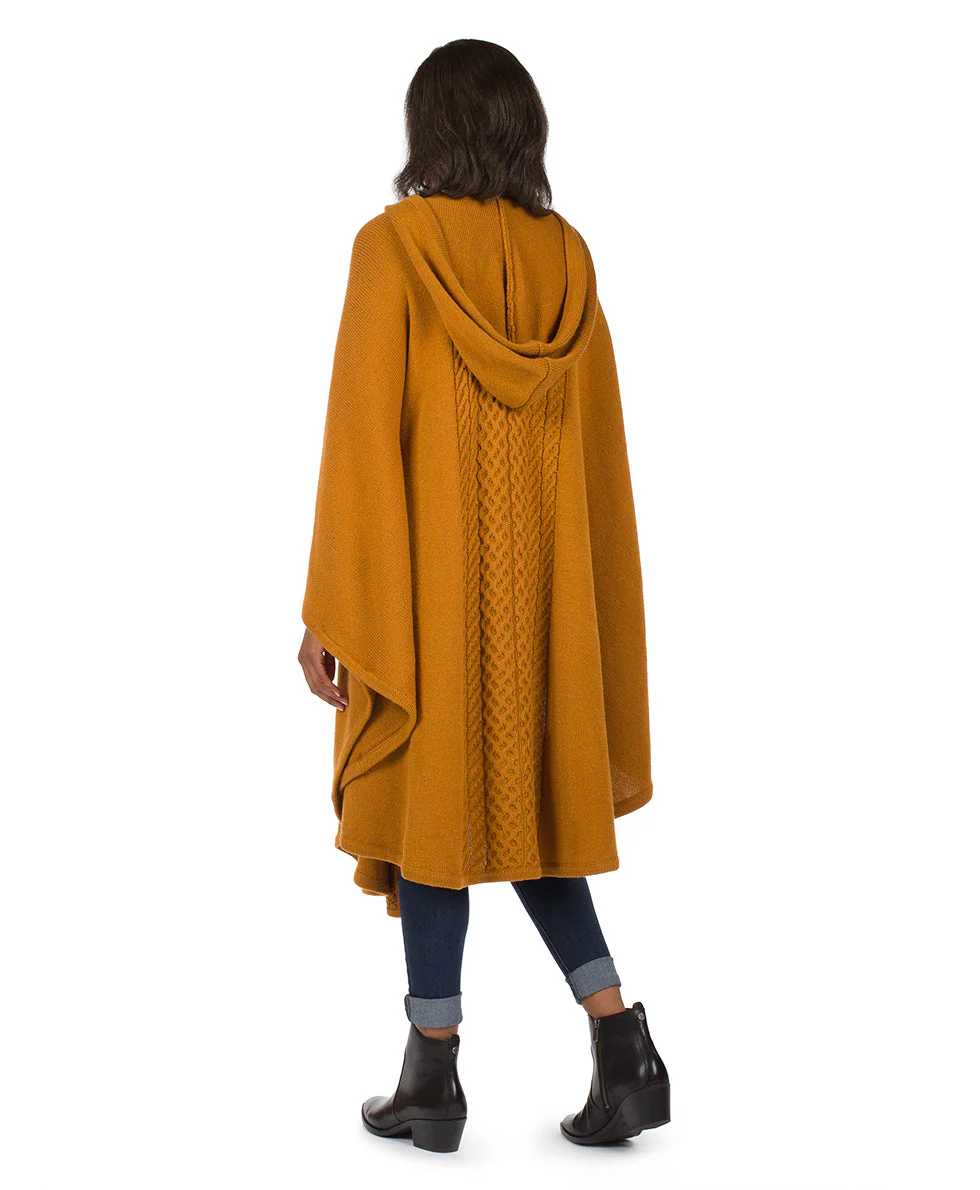 Hooded Cape with Clasp - Cable - Image 9