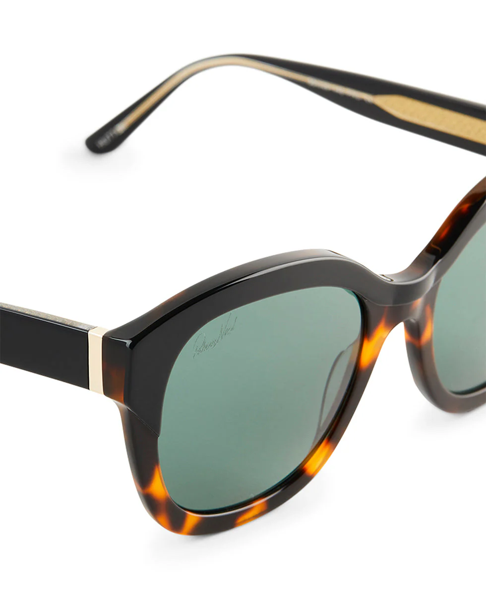 Hutton Sunglasses - Tortoise/Black - Image 4