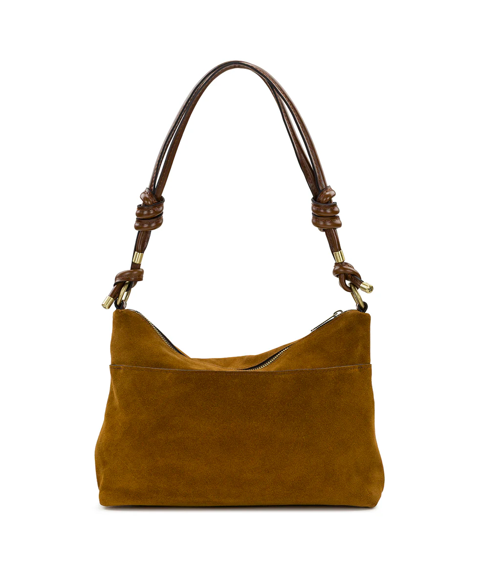 Irma Adjustable Shoulder Bag - Suede - Image 3