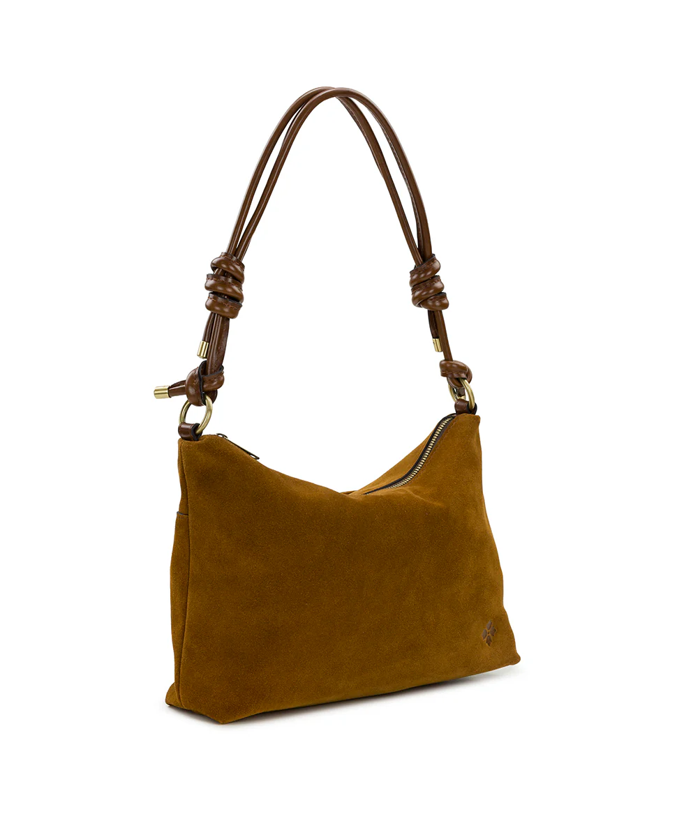 Irma Adjustable Shoulder Bag - Suede - Image 4