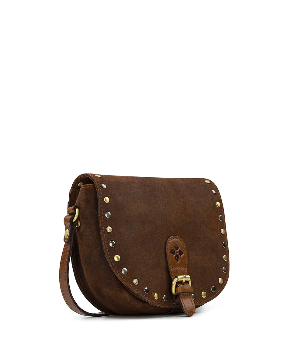 Isola Flap Crossbody - Garment Washed Burnished Suede - Image 9