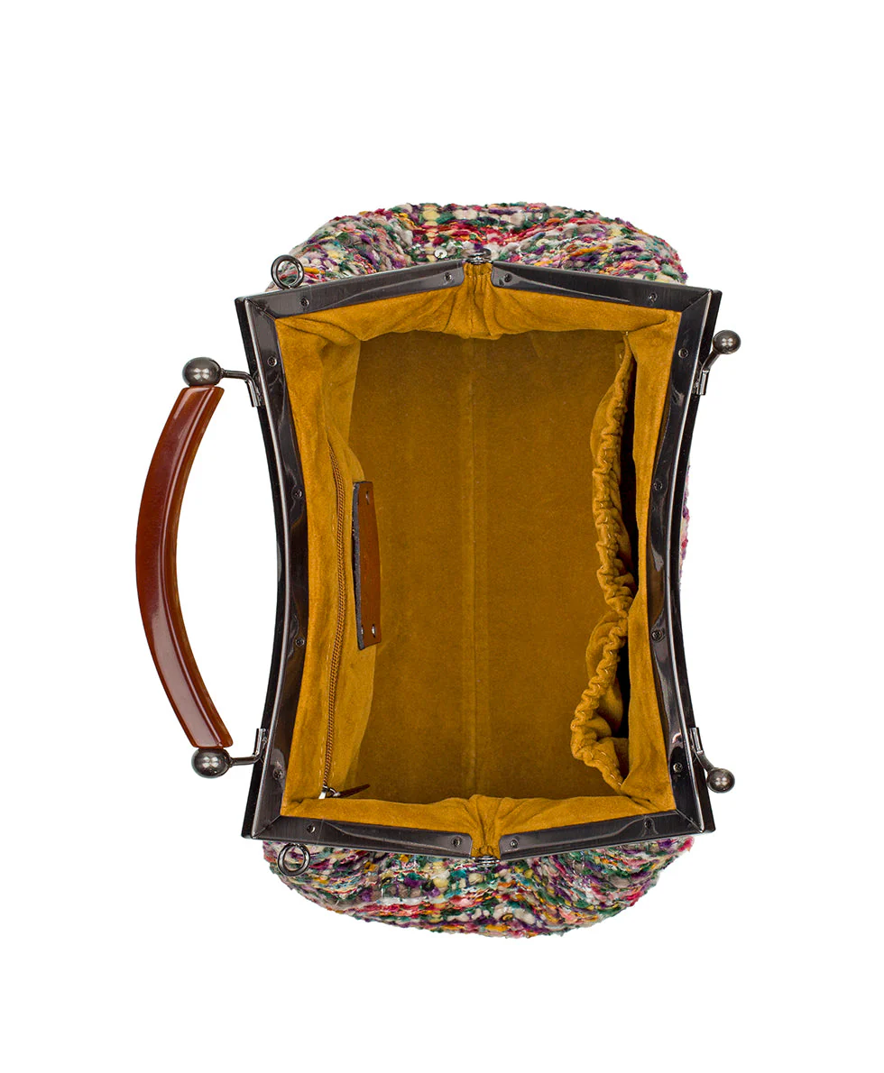 Kelmscott Frame Satchel - Sequin Boucle - Image 4