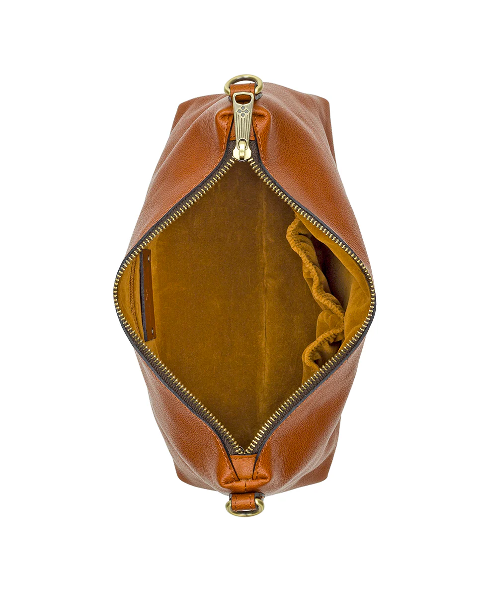 Kolena Hobo Crossbody - Rugged Natural Grain Leather - Image 8